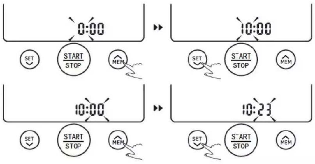 Duronic BPM150 - Setting Date And Time - 3