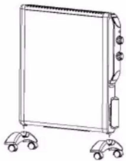 Duronic HV220 - Installation des roulettes - 1