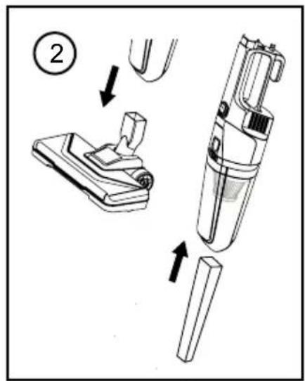 Duronic VC9 - Om te gebruiken als handstofzuiger: - 2