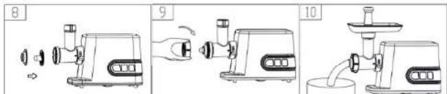 Duronic MG301 - Krok 3: Przygotowywanie wierzchniej warstwy (ciasta) - 1