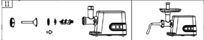 Duronic MG301 - Preparare salsicce - 1