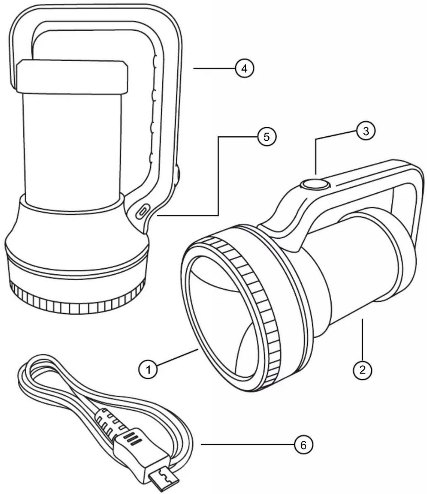 Duronic RL74 - Elementy urządzenia - 1