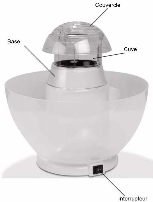 Couvercle Base Cuve Interrupteur
