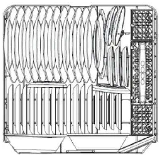 MIDEA MDF24P1BST - PANIER INFÉRIEUR - 3