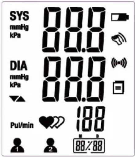 Duronic BPM490 - LCD display signal - 1