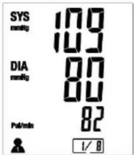 Duronic BPM490 - Visualizzare le misurazioni - 1