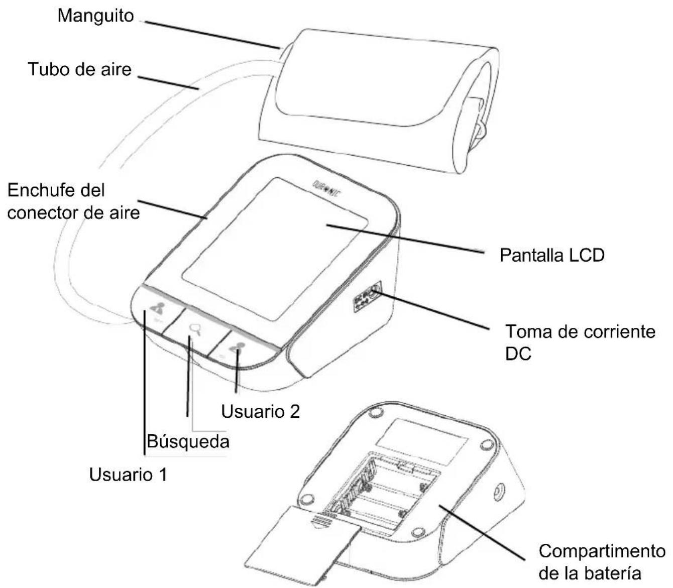 Duronic BPM490 - Pantalla LCD - 2