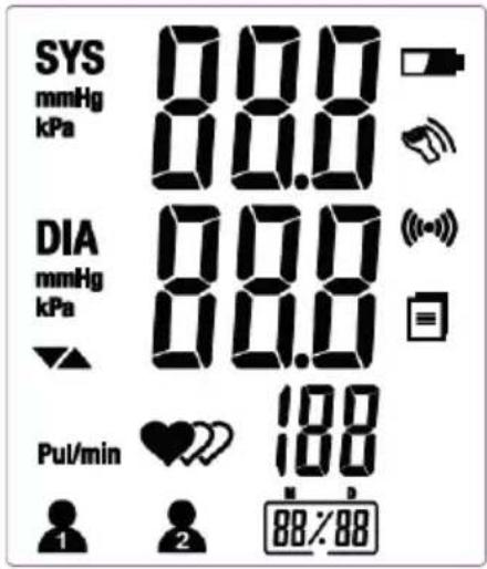 Duronic BPM490 - INDICATORI DISPLAY LCD - 1