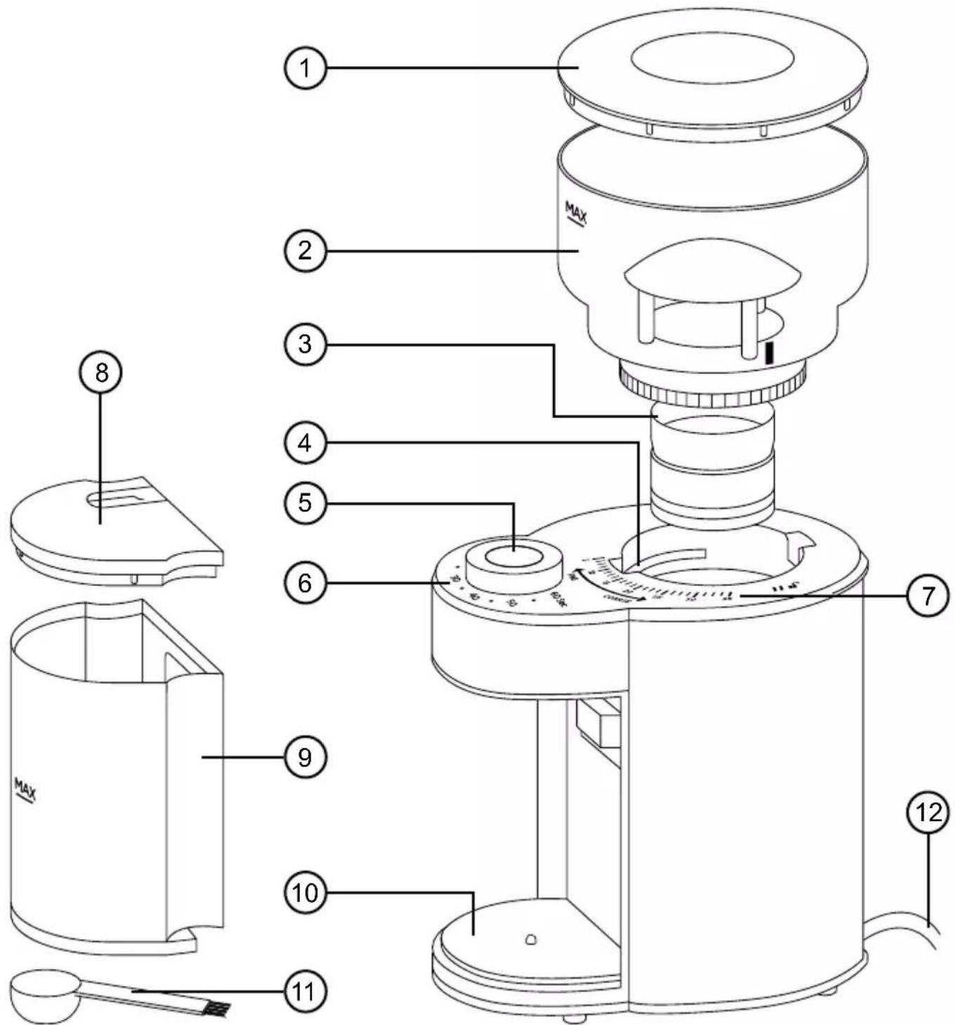 Duronic BG200 - Caractéristiques et Spécifications - 1