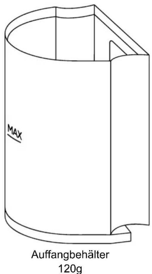MAX Auffangbehälter 120g