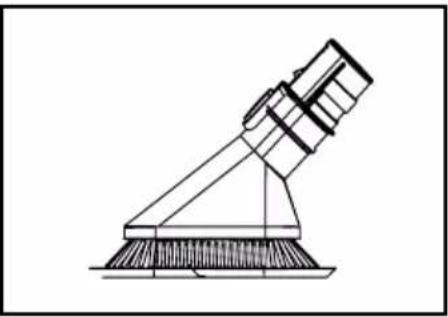 Duronic VC24 - Floor Brush Crevice Tool Small Brush Head - 3