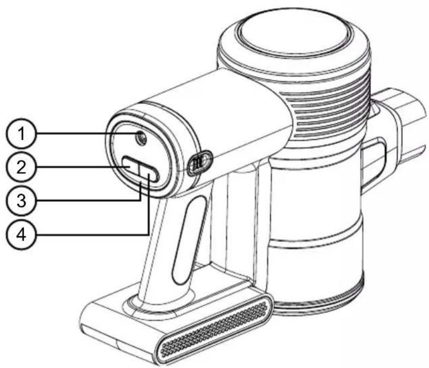 Duronic VC24 - Panel akumulatora - 1