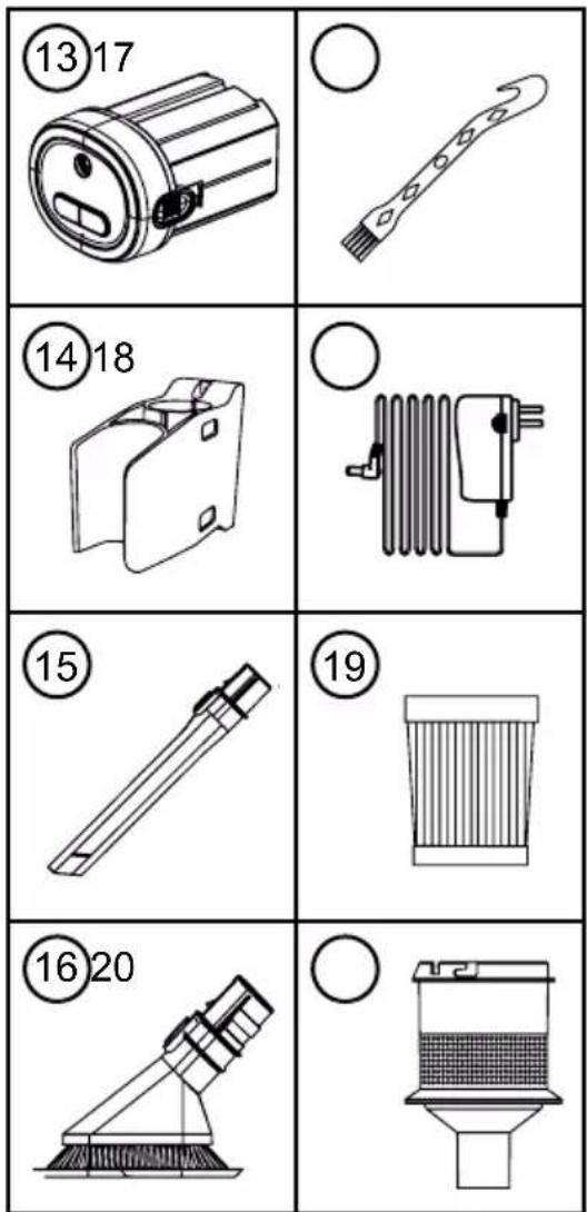 Duronic VC24 - Components - 2