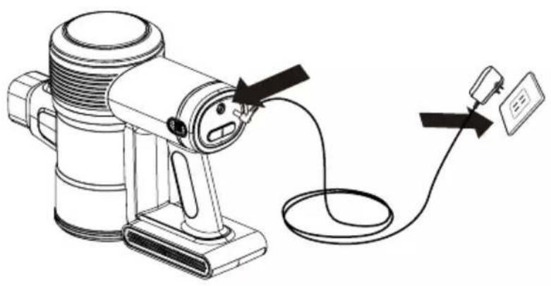 Duronic VC24 - Laddning av batteriet - 1