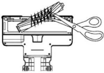Duronic VC28 - De vloerborstel verwijderen en reinigen - 3