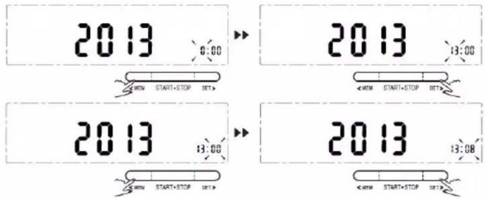 Duronic BPM400 - Paramétrer la date, l'heure et l'unité de mesure - 3