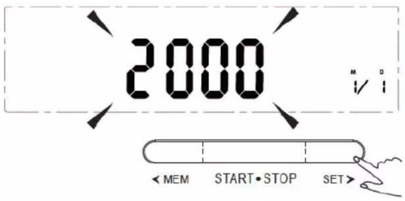 Duronic BPM400 - Einstellung von Datum und Uhrzeit - 1