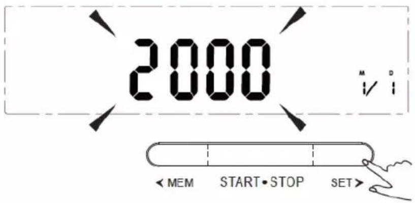 Duronic BPM400 - Paramétrer la date, l'heure et l'unité de mesure - 1