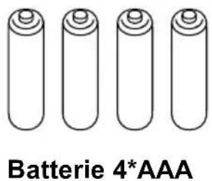 Batterie 4*AAA