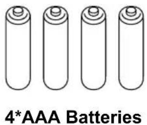 4*AAA Batteries