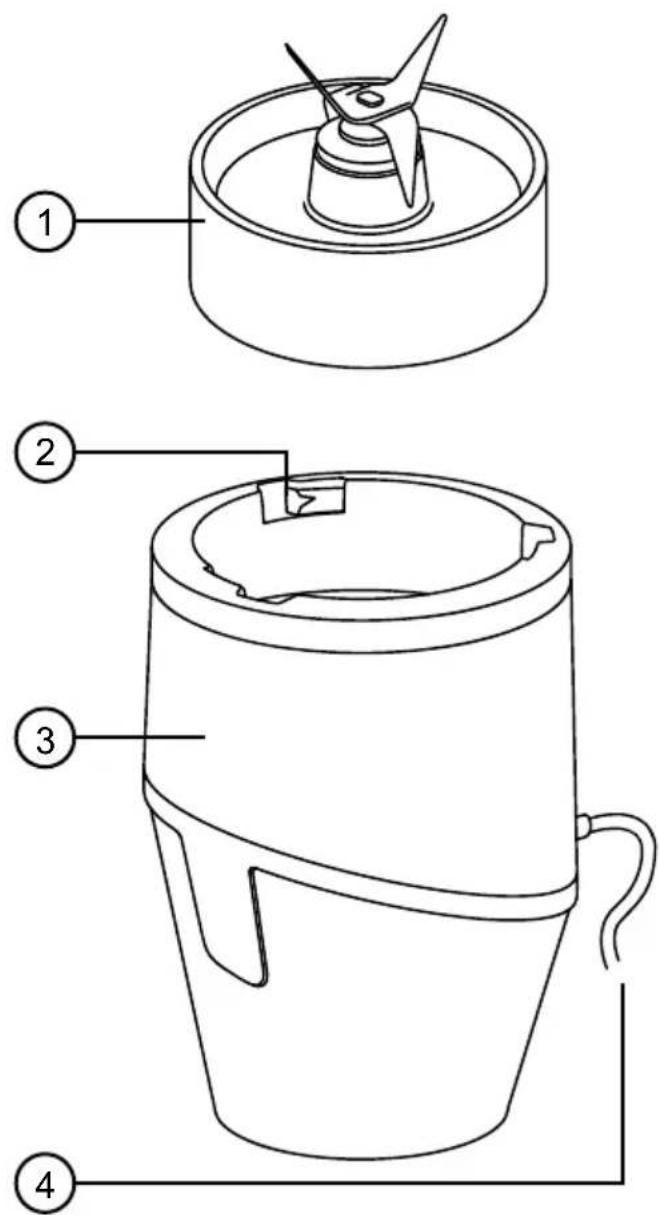 Duronic BL510 - Parçalar - 1