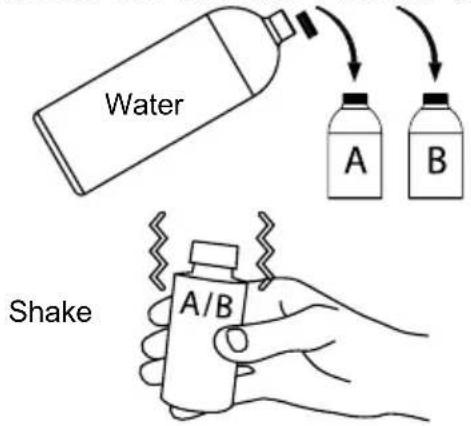 Water A B Shake A/B