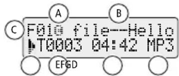 Monacor CD-114/BT - Play, pause, stop - 1