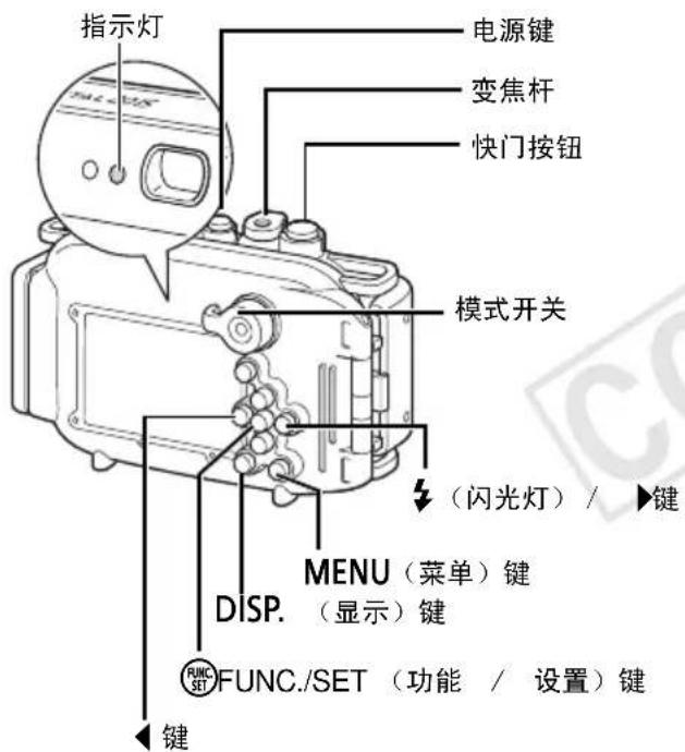 Diagram showing a device with a magnified view of a mechanical component being handled, including Chinese annotation.
