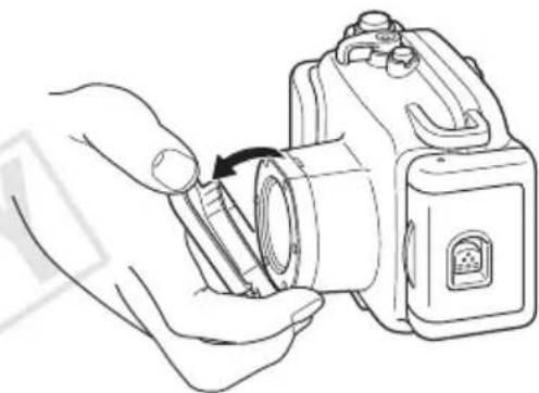 CANON WP-DC29 - Removing the Diffusion Plate - 1