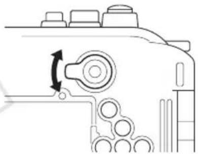 Voyant Déclencheur Levier du zoom Bouton d'alimentation Sélecteur de mode Bouton ← (flash)► Bouton MENU Bouton DISP. (affichage) Bouton ●FUNC./SET(fonction/réglages) Bouton ←