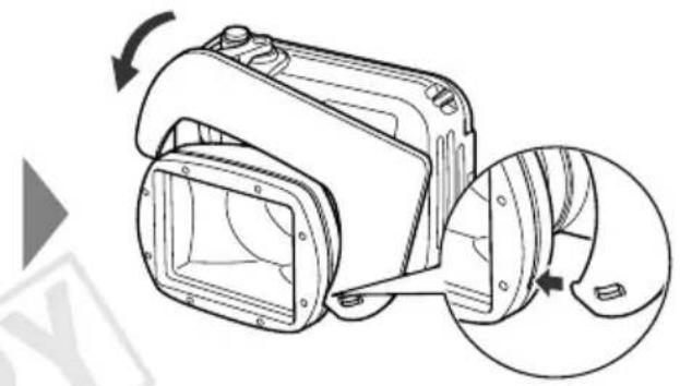 CANON WP-DC42 - Collegare la cinghia e regolarne la lunghezza. - 3