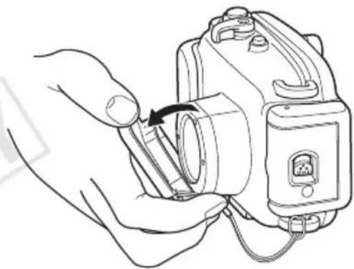 CANON WP-DC24 - Rimozione del diffusore - 1