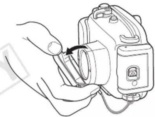 CANON WP-DC24 - Removing the Diffusion Plate - 1