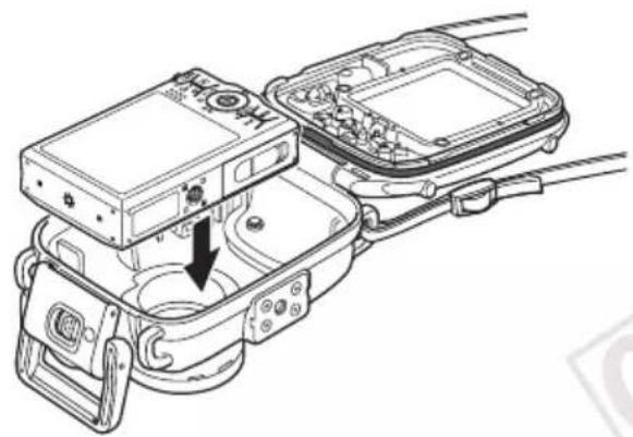 CANON WP-DC24 - 将相机装入防水套 - 1