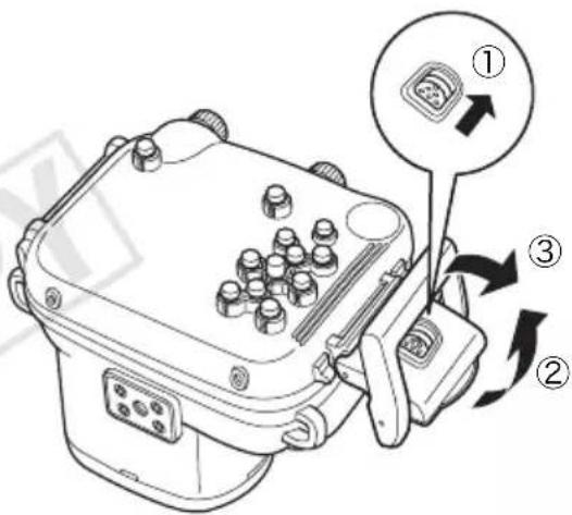 CANON WP-DC34 - カメラを取り出す - 1