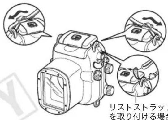 リストストラッス を取り付ける場合