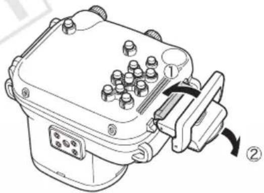 CANON WP-DC34 - Close the Waterproof Case. - 1