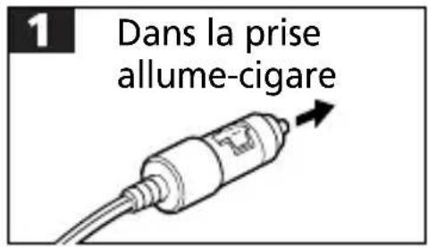 CANON Digital IXUS V2 - Utilisation d'un chargeur allume-cigare (en option) - 2