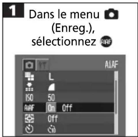 CANON Digital IXUS V2 - Passage d'un mode d'autofocus à un autre - 2