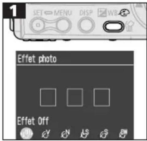 CANON Digital IXUS V2 - Modification de l'effet photo - 5
