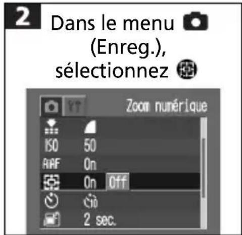 CANON Digital IXUS V2 - Utilisation du zoom numérique - 3