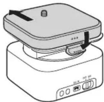 CANON CT-V1 - Einlegen der Batterien - 2