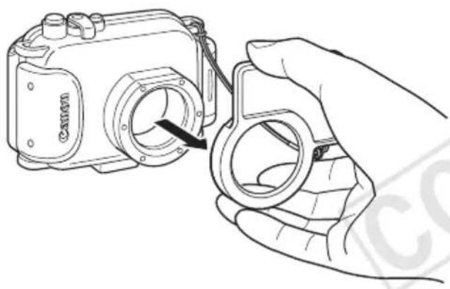 CANON WP-DC22 - Retrait de la plaque de diffusion - 1
