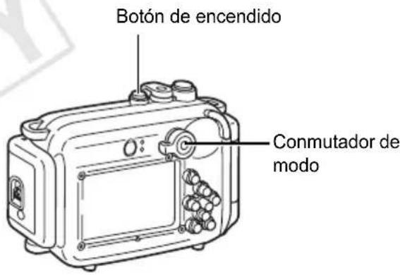 Botón de encendido Conmutador de modo