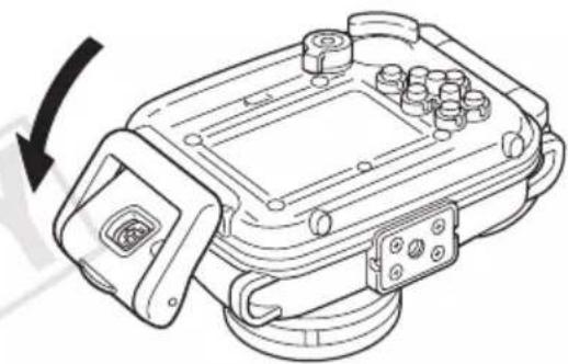 CANON WP-DC22 - カメラにウォータープルーフケースを取り付けます - 2