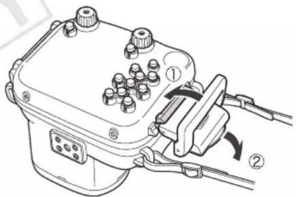 CANON WP-DC28 - Close the Waterproof Case. - 1