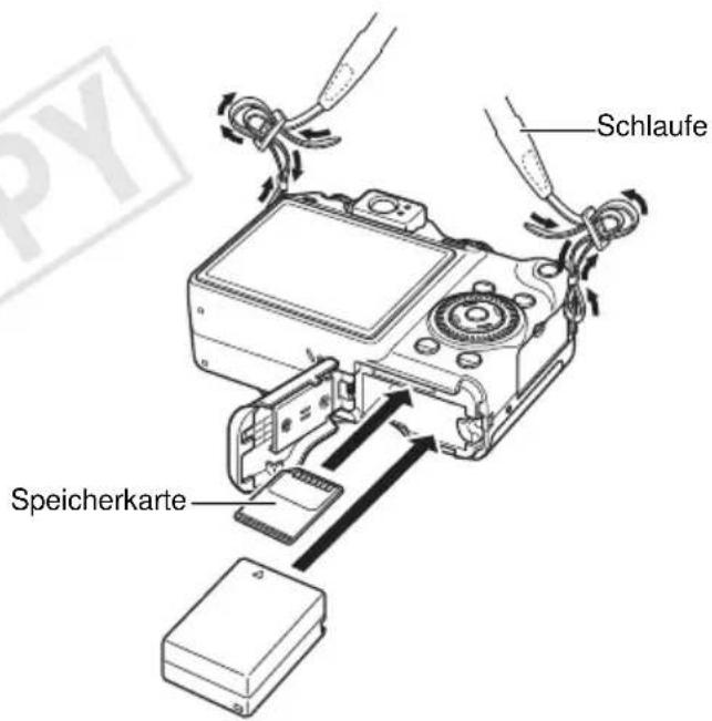 Schlaufe Speicherkarte
