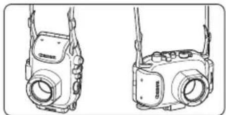 CANON WP-DC26 - Preparación de la funda impermeable - 2