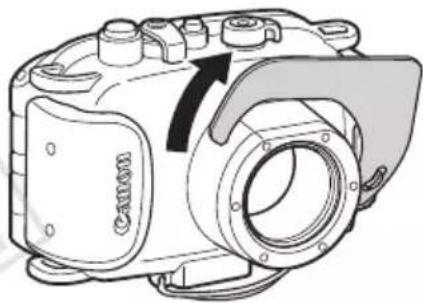 CANON WP-DC26 - Removing the Diffusion Plate - 1
