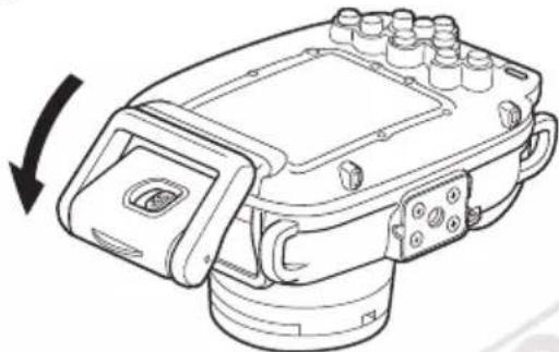 CANON WP-DC26 - Colocación de la cámara en la funda impermeable - 2